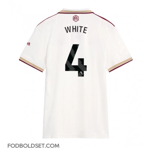 Arsenal Ben White #4 Tredjetrøje Dame 2025-26 Kortærmet